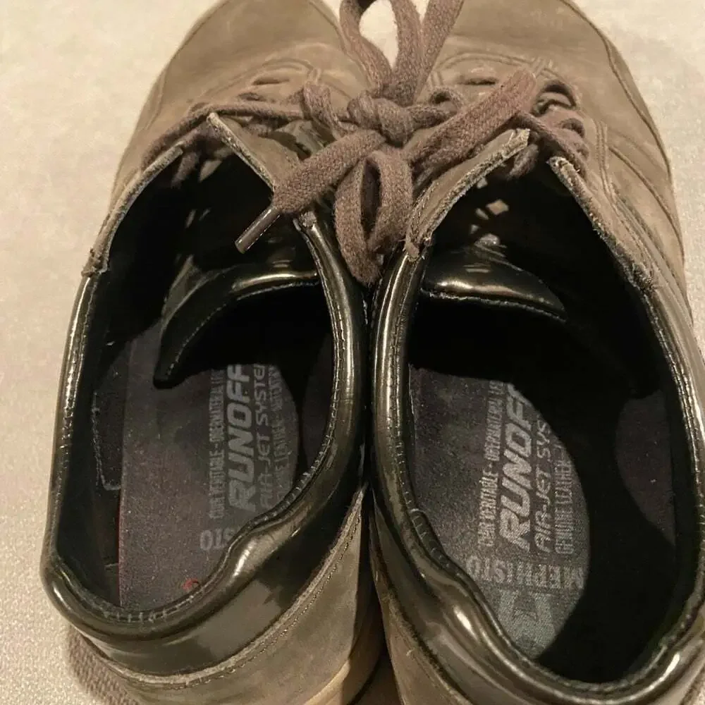 Mephisto Brown Leather Sneakers